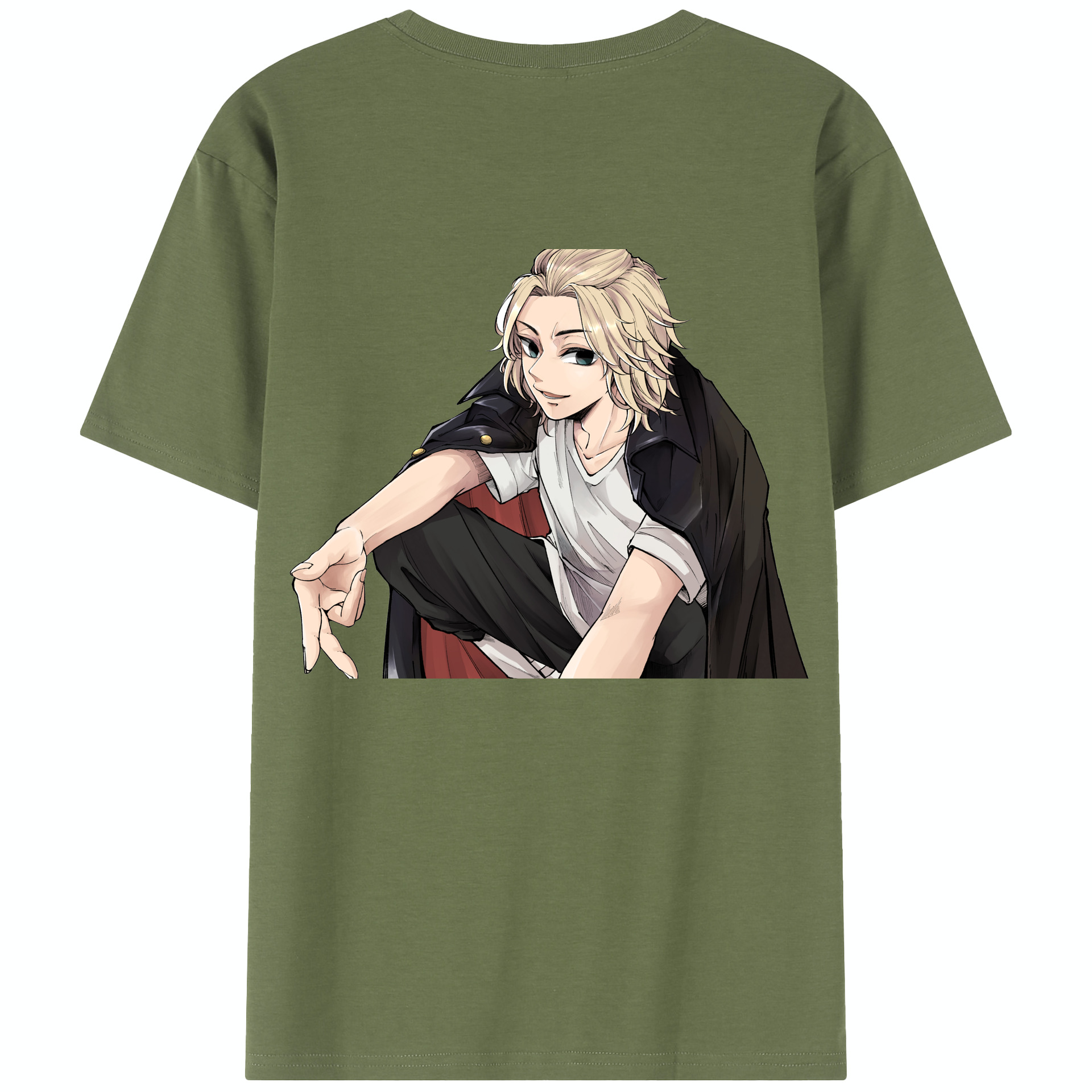 （画像用） 東京リベンジャーズ Tokyo Revengers 綿100％半袖Tシャツ（背面プリント）